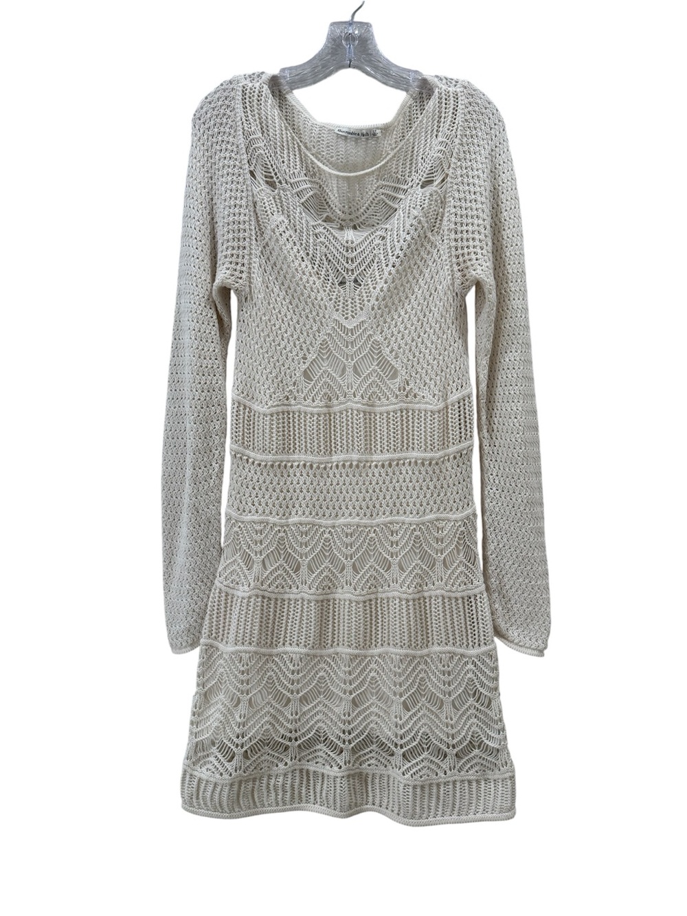 Abercrombie & Fitch Cream Crochet Dress - Picture 3 of 5